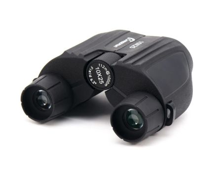 Бинокль Следопыт 10х25,95*106*49 мм,236г, в чехле черный