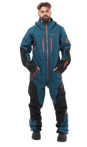 Комбинезон сноубордический Dragonfly SuperLight 3L Man Dark Ocean-Orange 2024 в Иркутске