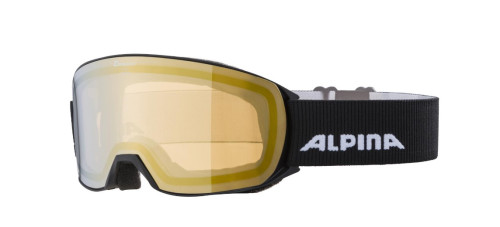 Купить маска alpina г/л nakiska q-lite black matt/q-lite gold s1 в Иркутске
