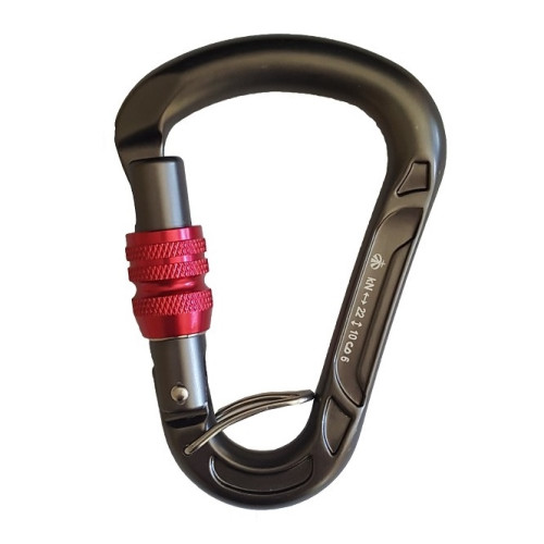  Карабин Вертикаль треугольный муфтированный с перемычкой дюраль в Иркутске  