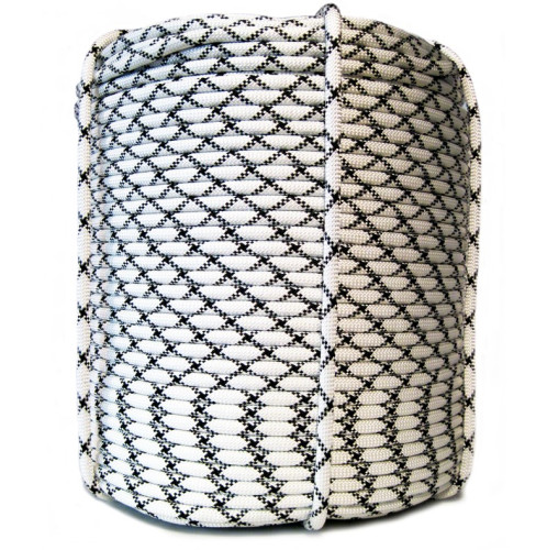  Веревка Шнур статика д.10 мм.48 пр.аб белый в Иркутске  