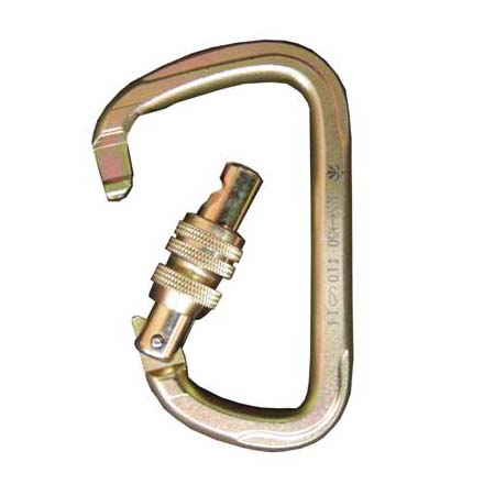  Карабин Вертикаль Люкс сталь трапеция с муфтой (keylock) в Иркутске  