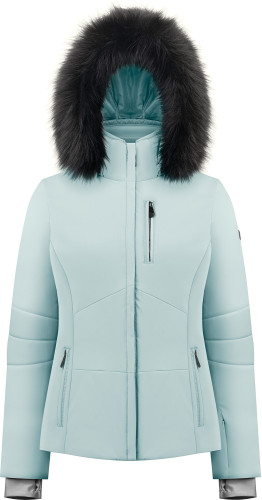 Куртка горнолыжная Poivre Blanc с иск.мехом W24-0802-WO/A голубой в Иркутске