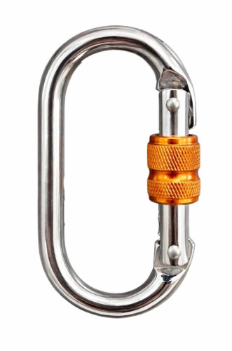  Карабин Вертикаль овал сталь ver 0259 в Иркутске  