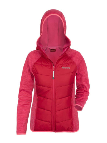 Куртка женская комбинированная "Оя" (розовый)