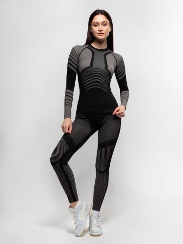 Комплект термобелья X-Line Sport женский черный с серым NEW в Иркутске