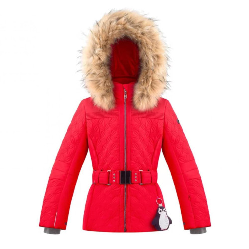 Куртка горнолыжная Poivre Blanc с иск.мехом W21-1003-JRGL/A красный (10)