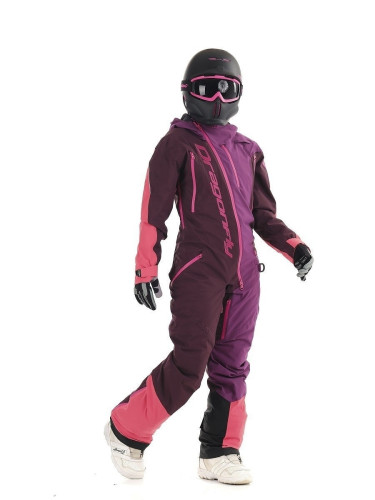Комбинезон сноубордический Dragonfly Premium Woman Purple&Brown в Иркутске