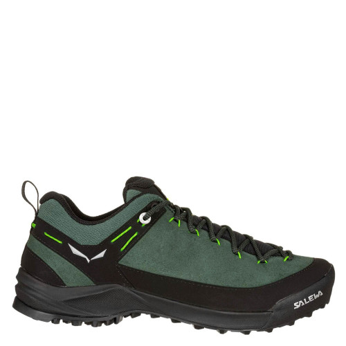 Купить ботинки salewa ms wildfire leather raw green/black в Иркутске