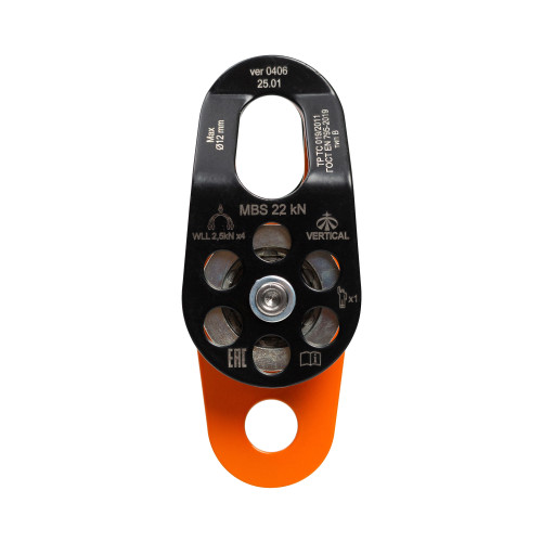  Блок-ролик Вертикаль двойной сталь с подшипником в Иркутске  