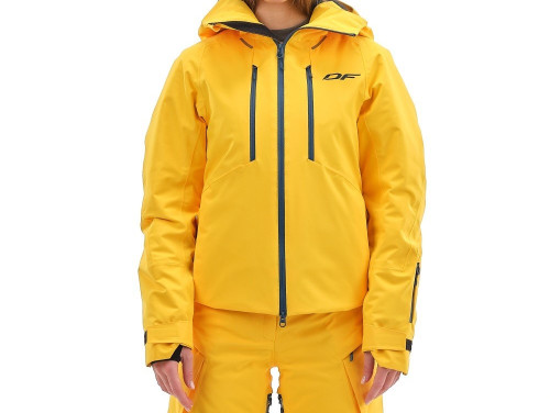 Куртка горнолыжная Dragonfly утепленная Gravity Premium Woman Yellow-Dark в Иркутске