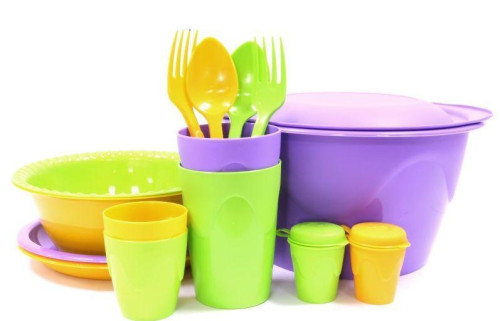 Набор для пикника Следопыт «Tete-a-Tete» пластик на 2 персоны,сумка