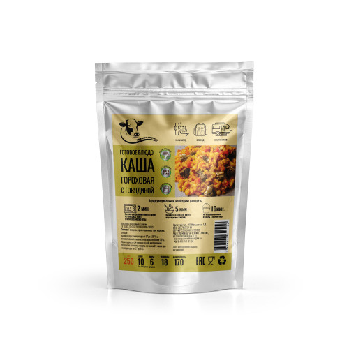 Каша гороховая с говядиной Моё питание