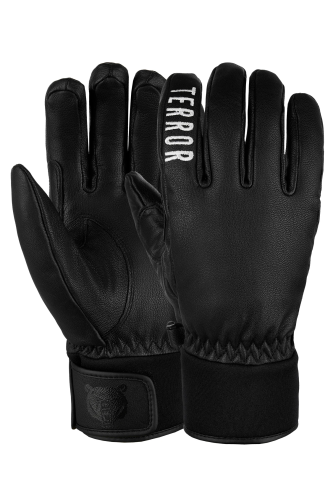 Перчатки Terror-Leather Gloves Black в Иркутске