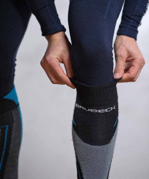 Купить Носки Brubeck Snow Forse Light серый/синий в Иркутске