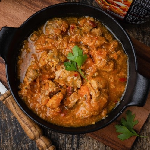 Консервы мясорастительные из мяса птицы стерилизованные "Индейка с тыквой"