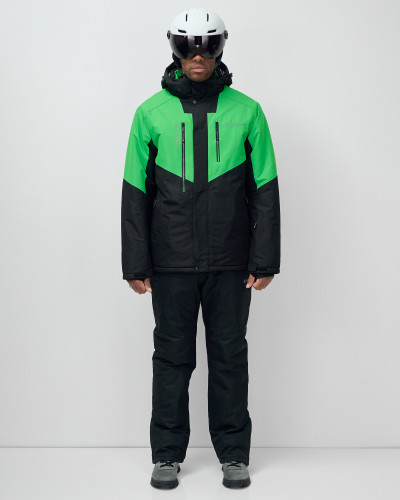 Костюм горнолыжный 07712Z  зеленый  в Иркутске