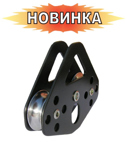  Блок-ролик Вертикаль Тандем дюраль с подшипником  в Иркутске  