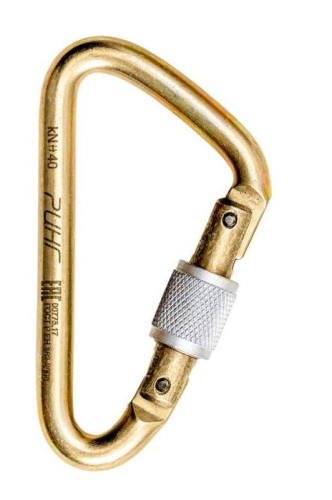  Карабин Ринг сталь треугольный 4000 в Иркутске  