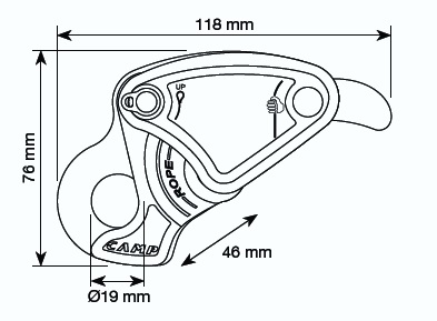  Страховочное-спусковое устройство Camp DRUID в Иркутске  