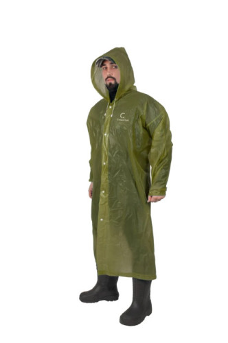 Плащ-дождевик Следопыт EVA 68х120см на кнопках army green (48-50)
