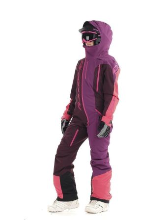 Комбинезон сноубордический Dragonfly Premium Woman Purple&Brown в Иркутске