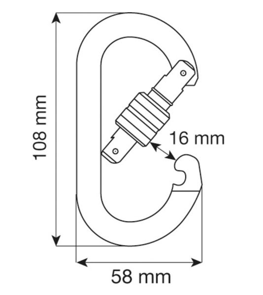  Карабин Camp Oval Standart-Lock в Иркутске  
