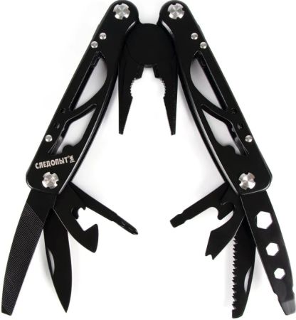 Мультитул (плоскогубцы) Следопыт-Headway,105х45х16 мм,11 предметов в чехле,на блистере