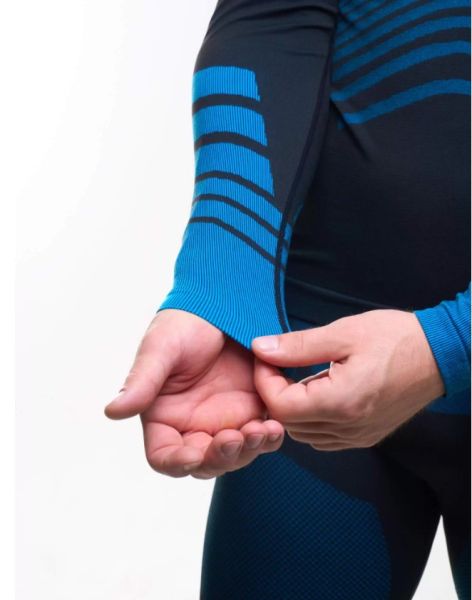 Комплект термобелья X-Line Sport мужской черный с синим NEW в Иркутске