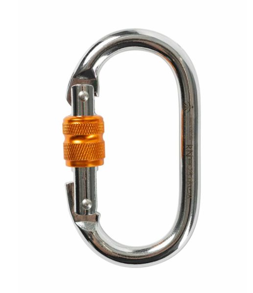  Карабин Вертикаль овал сталь ver 0259 в Иркутске  