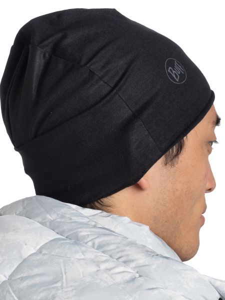 Шапка Buff Polar&Ecostretch Solid Black в Иркутске