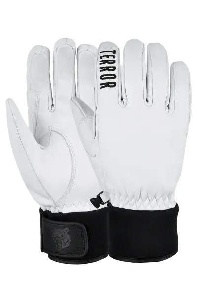 Перчатки Terror-Leather Gloves Black в Иркутске
