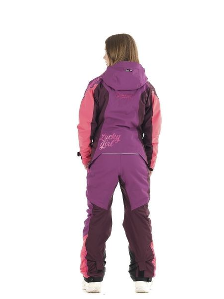 Комбинезон сноубордический Dragonfly Premium Woman Purple&Brown в Иркутске