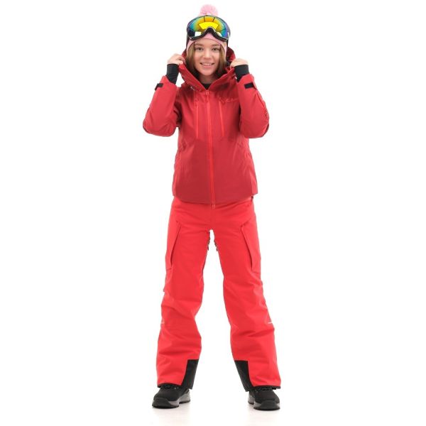 Брюки горнолыжные Dragonfly Gravity Premium Woman Red Fluo в Иркутске
