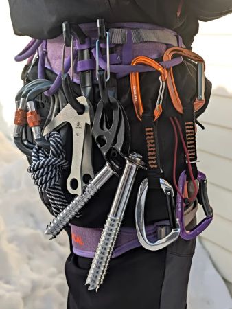  Карабин Вертикаль развесочный Краб черный в Иркутске  