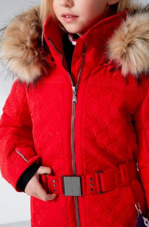 Куртка горнолыжная Poivre Blanc с иск.мехом W21-1003-JRGL/A красный в Иркутске