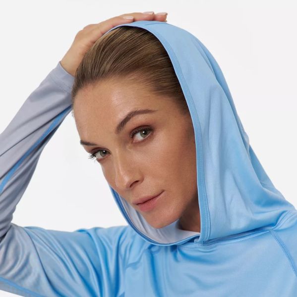 Лонгслив Finntrail женский Venus Hood W 6621 LightBlue в Иркутске
