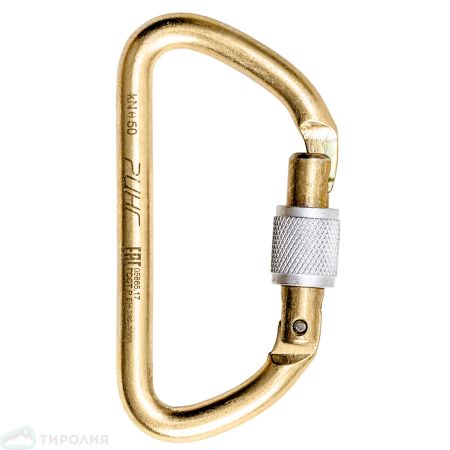  Карабины Ринг сталь трапеция (keylock) 5000 (10шт) в Иркутске  