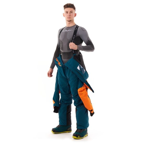 Комбинезон сноубордический Dragonfly Gravity Premium MAN Dark Ocean-Orange 2023 в Иркутске