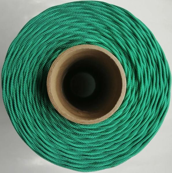  Шнур ПА плетеный 16-ти пр.с ПА серд.d 3мм зеленый,синий в Иркутске  