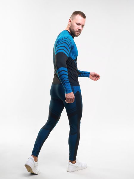 Комплект термобелья X-Line Sport мужской черный с синим NEW в Иркутске