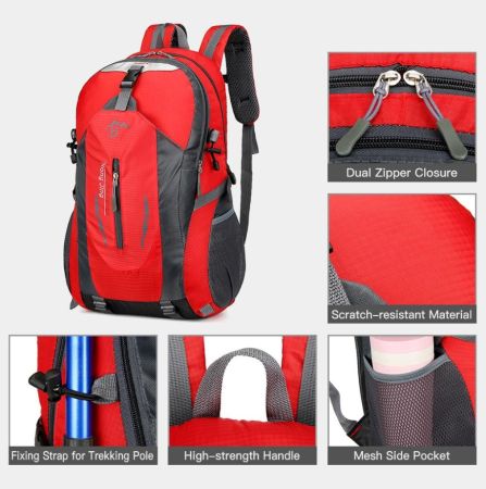 Рюкзак Hiking 30л красный