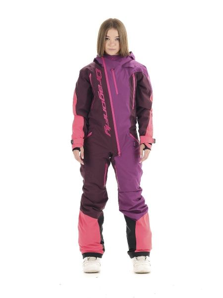 Комбинезон сноубордический Dragonfly Premium Woman Purple&Brown в Иркутске
