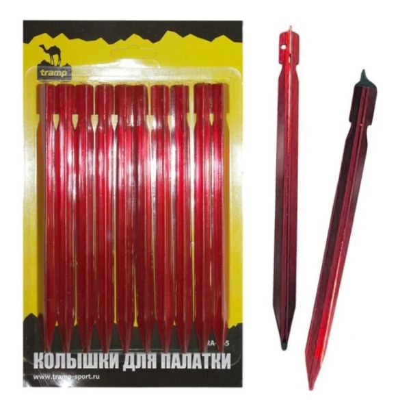 Колышки Tramp 3х гранные 18см.10 шт TRA-065
