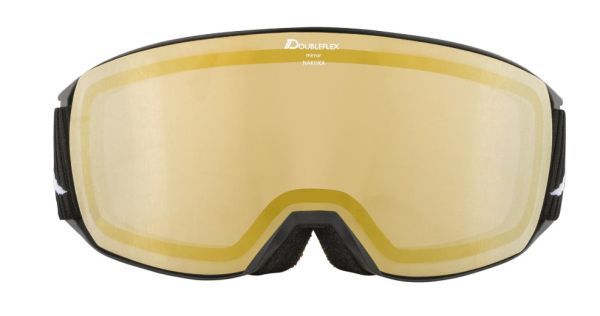 Купить маска alpina г/л nakiska q-lite black matt/q-lite gold s1 в Иркутске