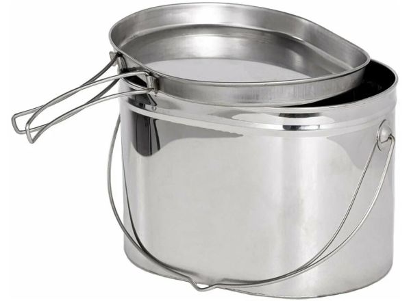 Котел Роза Ветров 3,3л.низкий нерж.крышка с ручками