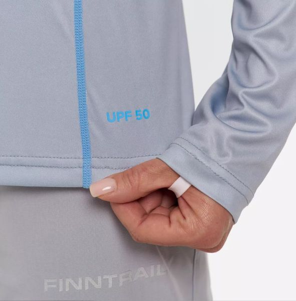 Лонгслив Finntrail женский Venus Hood W 6621 LightBlue в Иркутске
