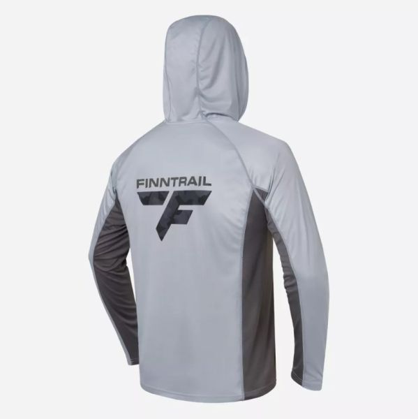 Лонгслив Finntrail мужской Wave Big Logo 6614 Grey в Иркутске