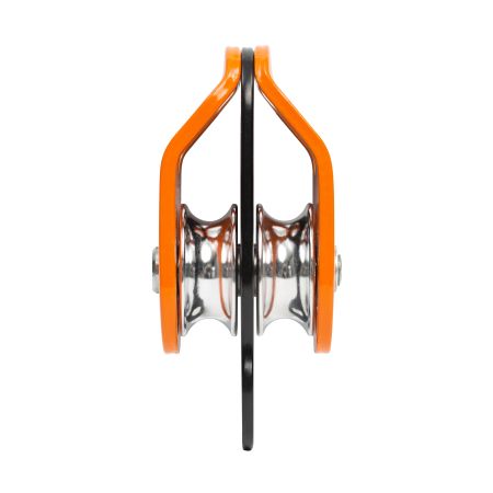  Блок-ролик Вертикаль двойной дюралевый с подшипником в Иркутске  