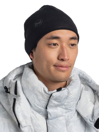 Шапка Buff Polar&Ecostretch Solid Black в Иркутске